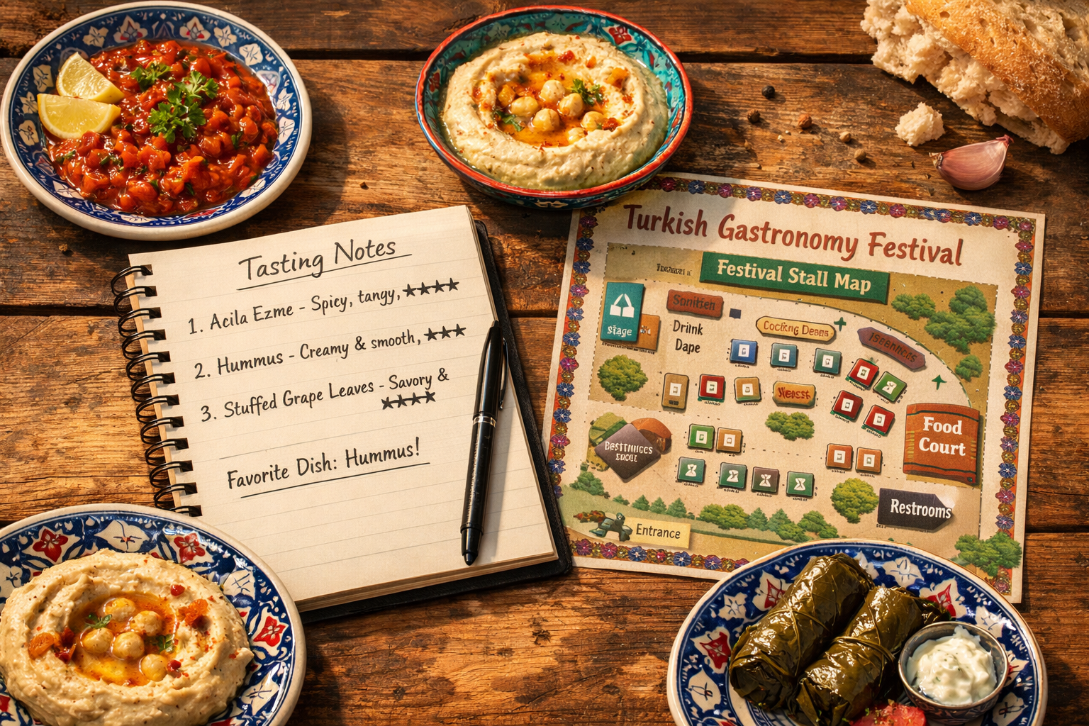 Gastronomi festivalleri icin pratik rehber bilgileri ve hazirlik onerileri